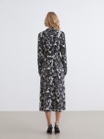 Floral Sash Poplin Women's Shirt Dress - Image 4