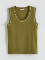 Women's U-Neck Knit Sweater - Image 5