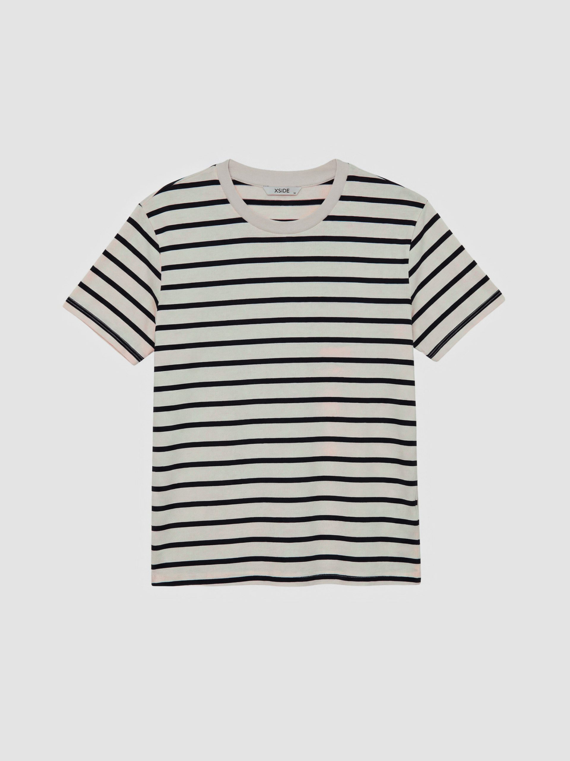 Crew Neck Striped Women's T-Shirt