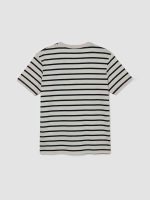 Crew Neck Striped Women's T-Shirt - Image 2