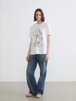 Mickey Mouse Print Women's T-Shirt - Image 2