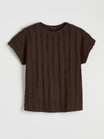 Crew Neck Textured Blouse - Image 18