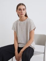 Crew Neck Textured Blouse - Image 20