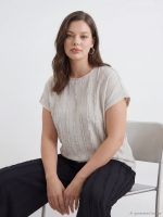 Crew Neck Textured Blouse - Image 21