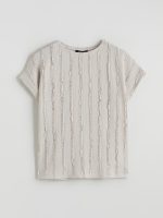 Crew Neck Textured Blouse - Image 25