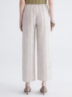 Elastic Waist Textured Women's Trousers - Image 24