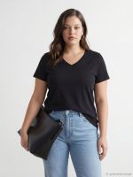 V Neck Women's T-Shirt - Image 2