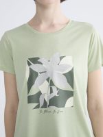Crew Neck Printed Women's T-Shirt - Image 3