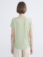 Crew Neck Printed Women's T-Shirt - Image 4