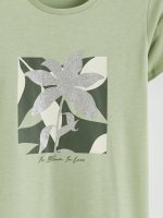 Crew Neck Printed Women's T-Shirt - Image 6