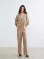 V Neck Tie Blouse - Image 2