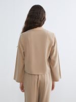 V Neck Tie Blouse - Image 4