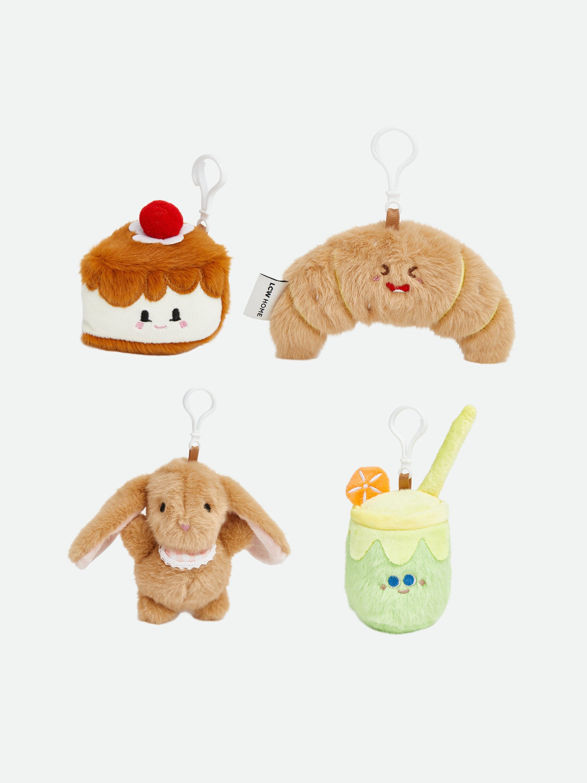 Plush Filled Bag Charm