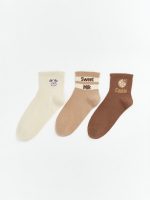Women's Patterned Ankle Socks - Set of 3 - Image 2