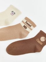 Women's Patterned Ankle Socks - Set of 3 - Image 3