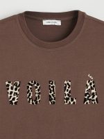 Crew Neck Letter Printed Women's T-Shirt - Image 8