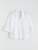Hole-Knitted Oversize Women's Shirt - Image 5