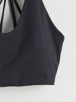 Non-Wired Non-Padded Plain Sports Bra - Image 6