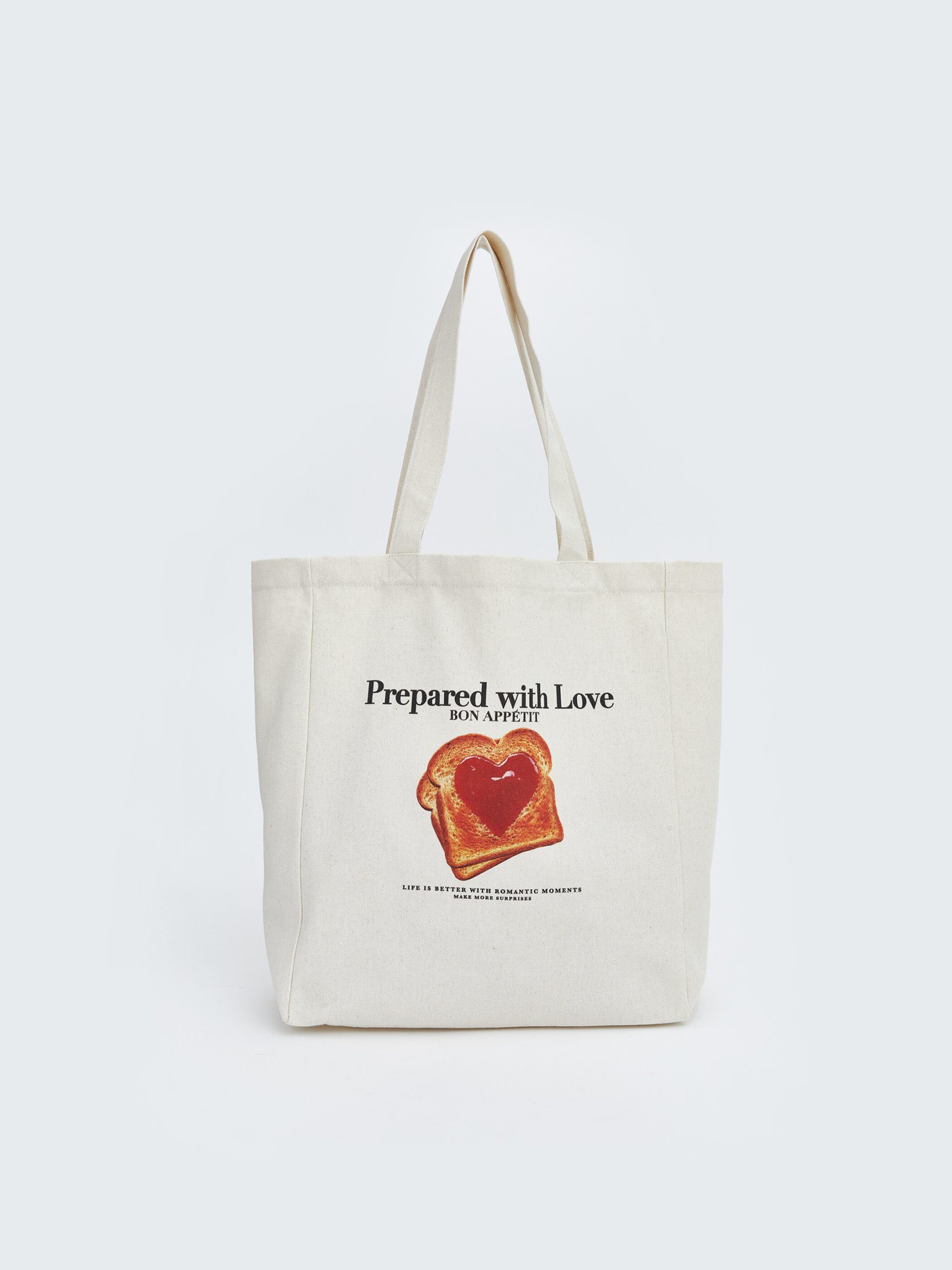 Toast Printed Women's Canvas Bag