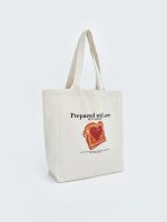 Toast Printed Women's Canvas Bag - Image 2