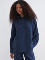 Oversize Modal Blend Women's Shirt