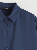 Oversize Modal Blend Women's Shirt - Image 6