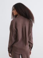 Oversize Modal Blend Women's Shirt - Image 10