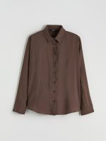 Oversize Modal Blend Women's Shirt - Image 11