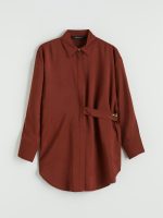 Floral Women's Shirt Tunic with Belt - Image 11