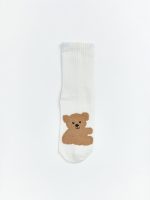 Bear Print Women's Ankle Socks 5-Pack - Image 2