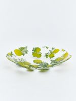 Lemon Print Glass Plate 30 cm - Image 2