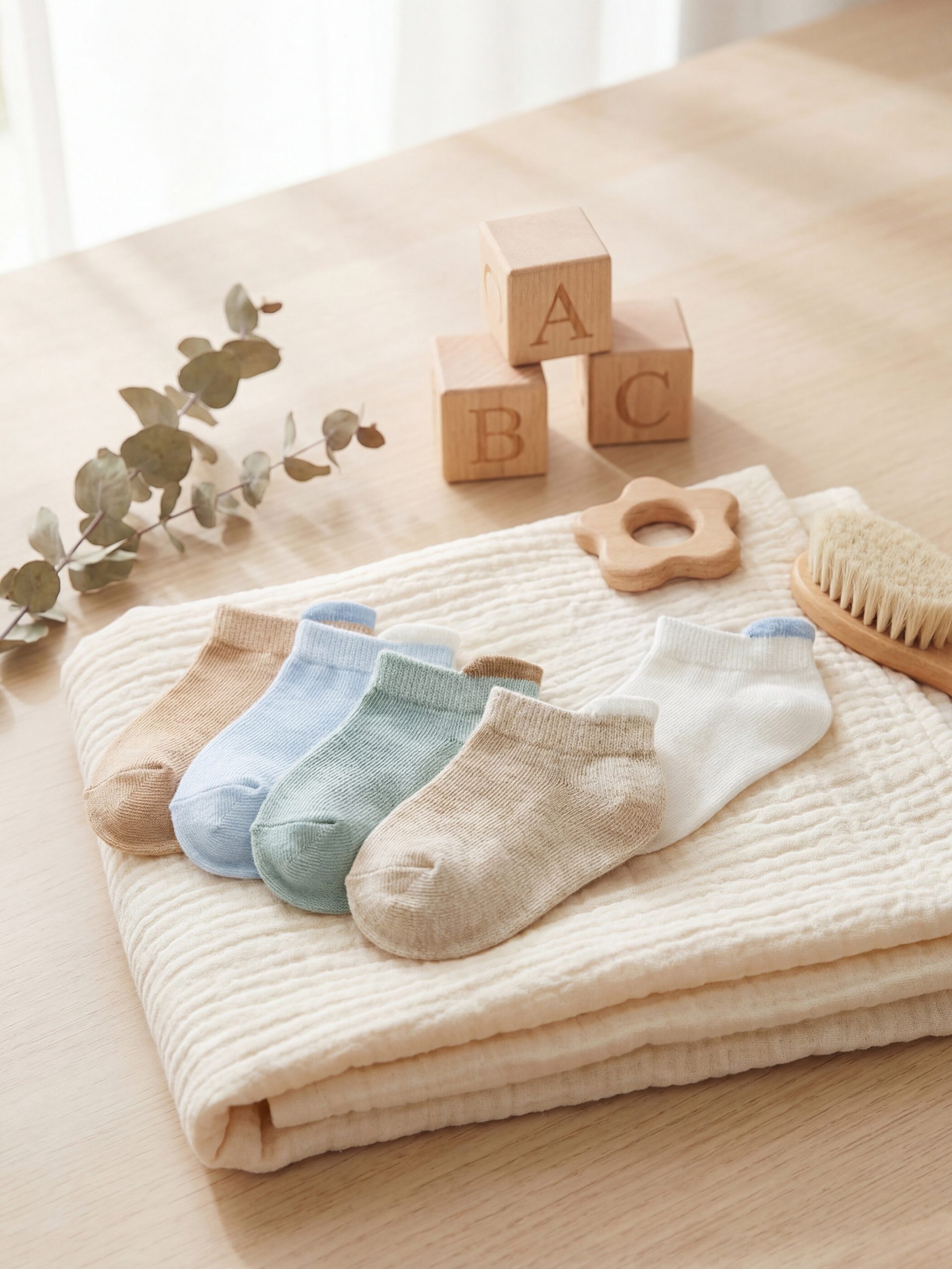 Basic Baby Boys Bootie Socks 5 Pack