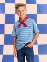 Crew Neck Striped Boy's T-Shirt