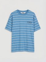 Crew Neck Striped Boy's T-Shirt - Image 2