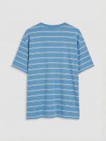 Crew Neck Striped Boy's T-Shirt - Image 3
