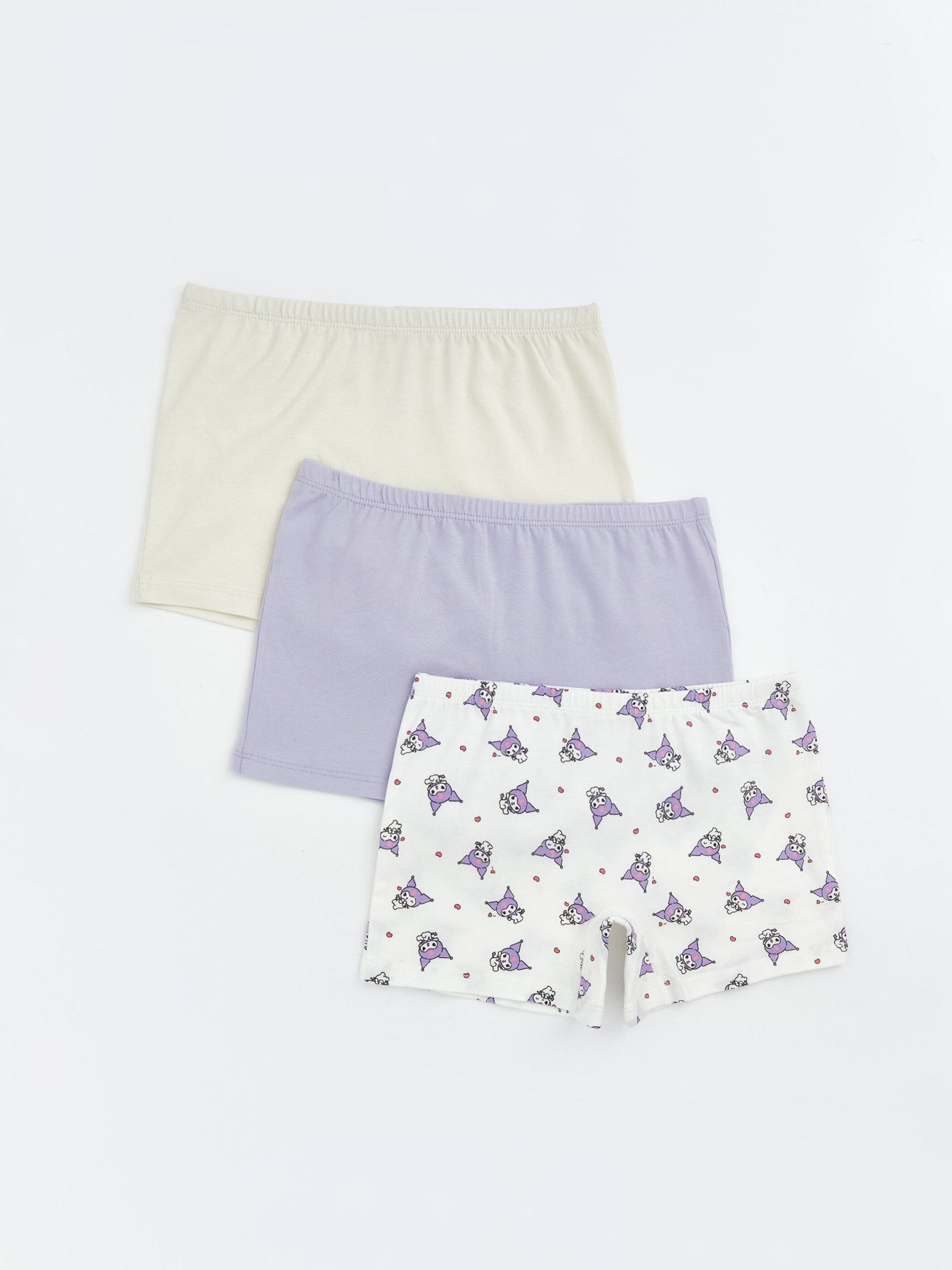 L_20261-S62315Z4-FDU_A.jpg Kuromi Printed Girls' Boxer 3-Pack - Image 1