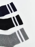 Striped Boys' Ankle Socks, Pack of 5 - Image 2