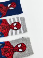 Spider-Man Patterned Boys' Trainer Socks 5 Pack - Image 2
