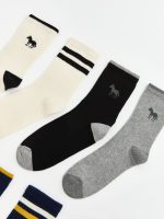 Patterned Boys' Ankle Socks 7 Pack - Image 2