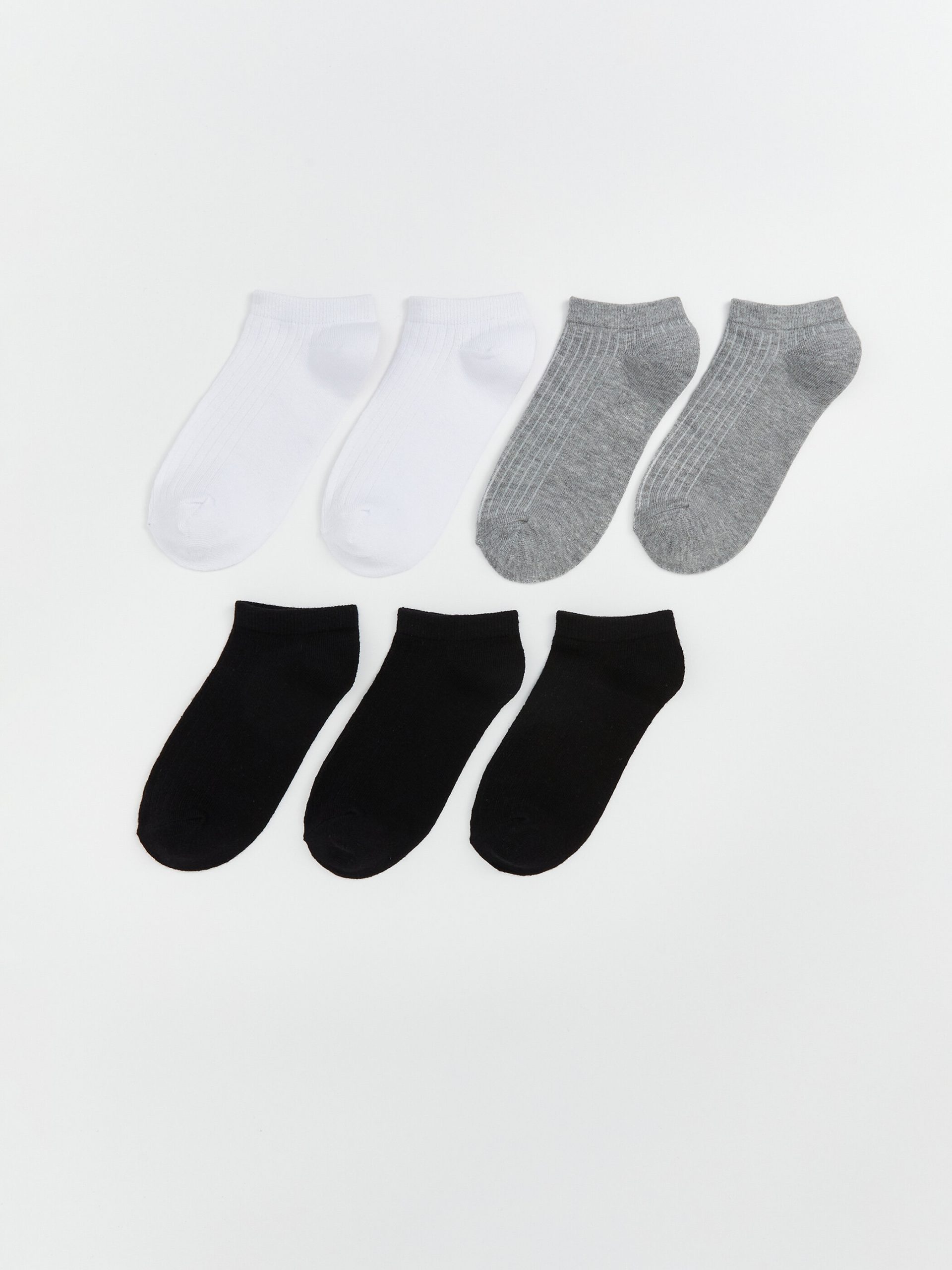 L_20261-S63266Z4-K00_A.jpg Basic Boys' Trainer Socks 7 Pack - Image 1
