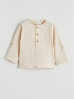 Baby Boy Muslin Shirt and Trousers - Image 3