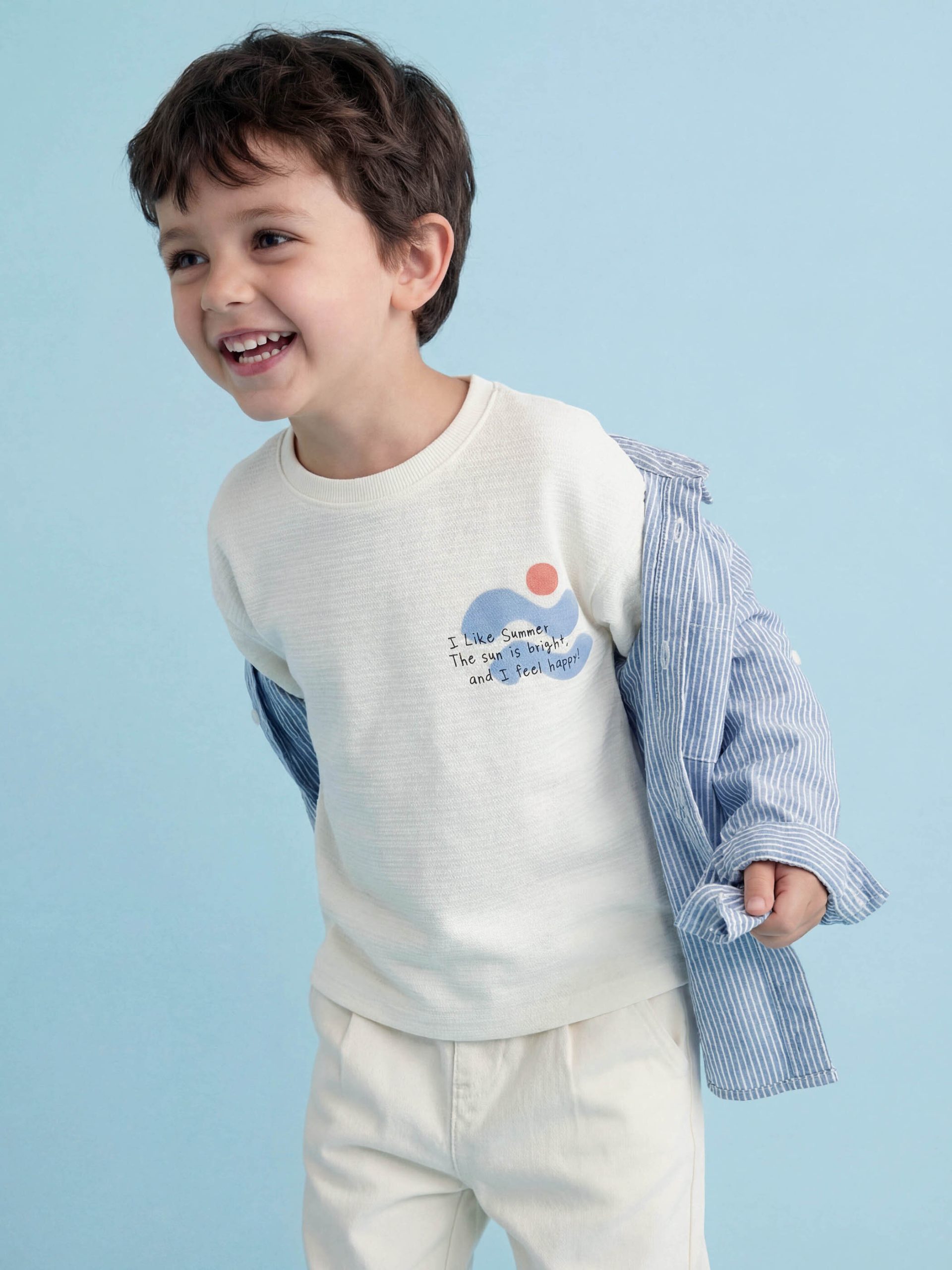 L_20261-S64408Z1-QVK-96-13_5.jpg Printed T-shirt for Boys - Image 1