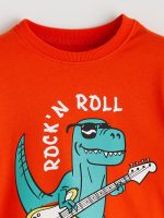 Crew Neck Printed Boys' T-Shirt - Image 3