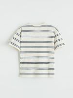 Crew Neck Striped Boy's T-Shirt - Image 3