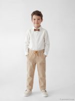 Linen-Look Boys' Trousers - Image 2