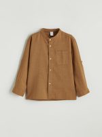 Grandad Collar Boys' Shirt