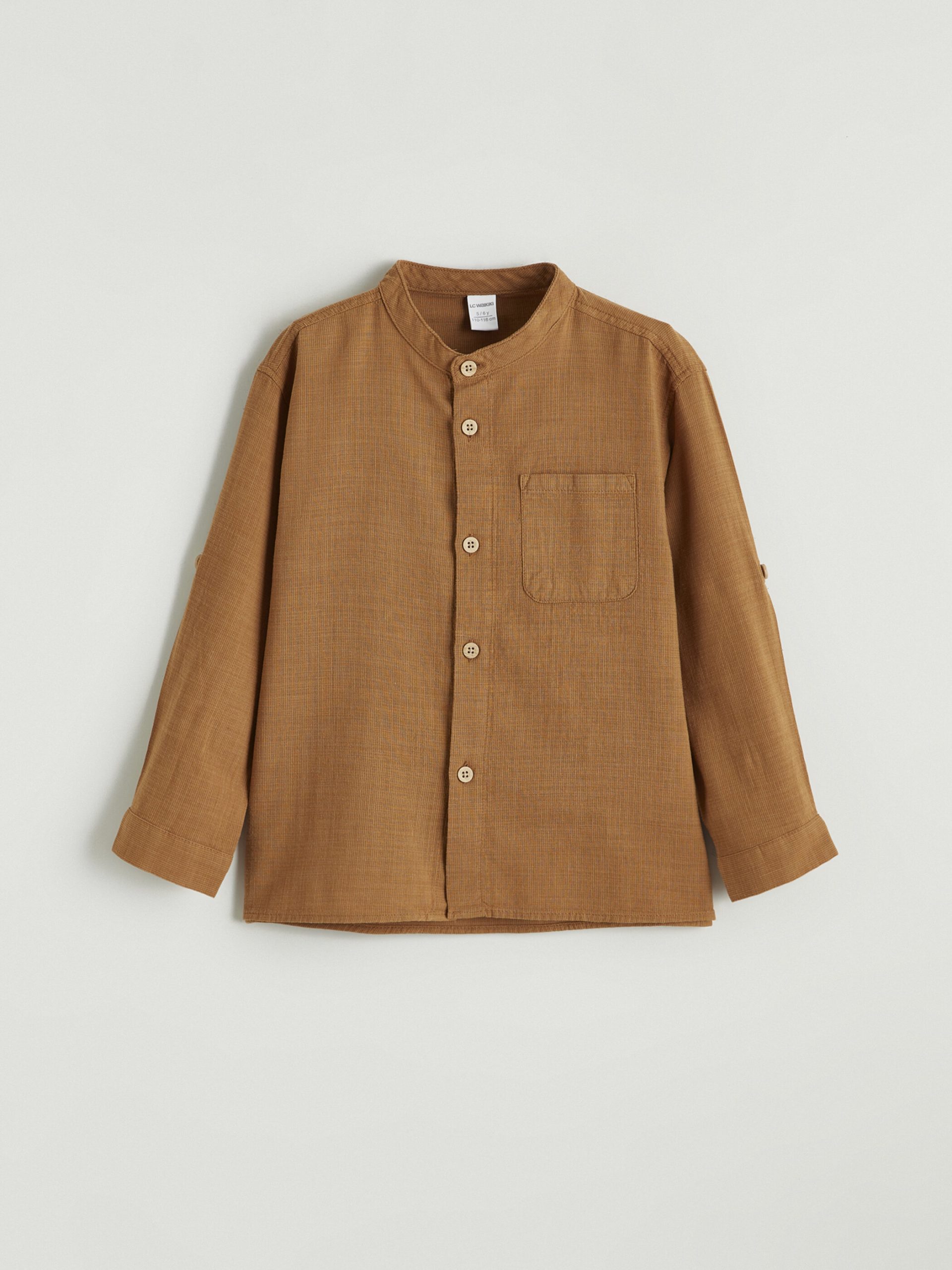 Grandad Collar Boys' Shirt