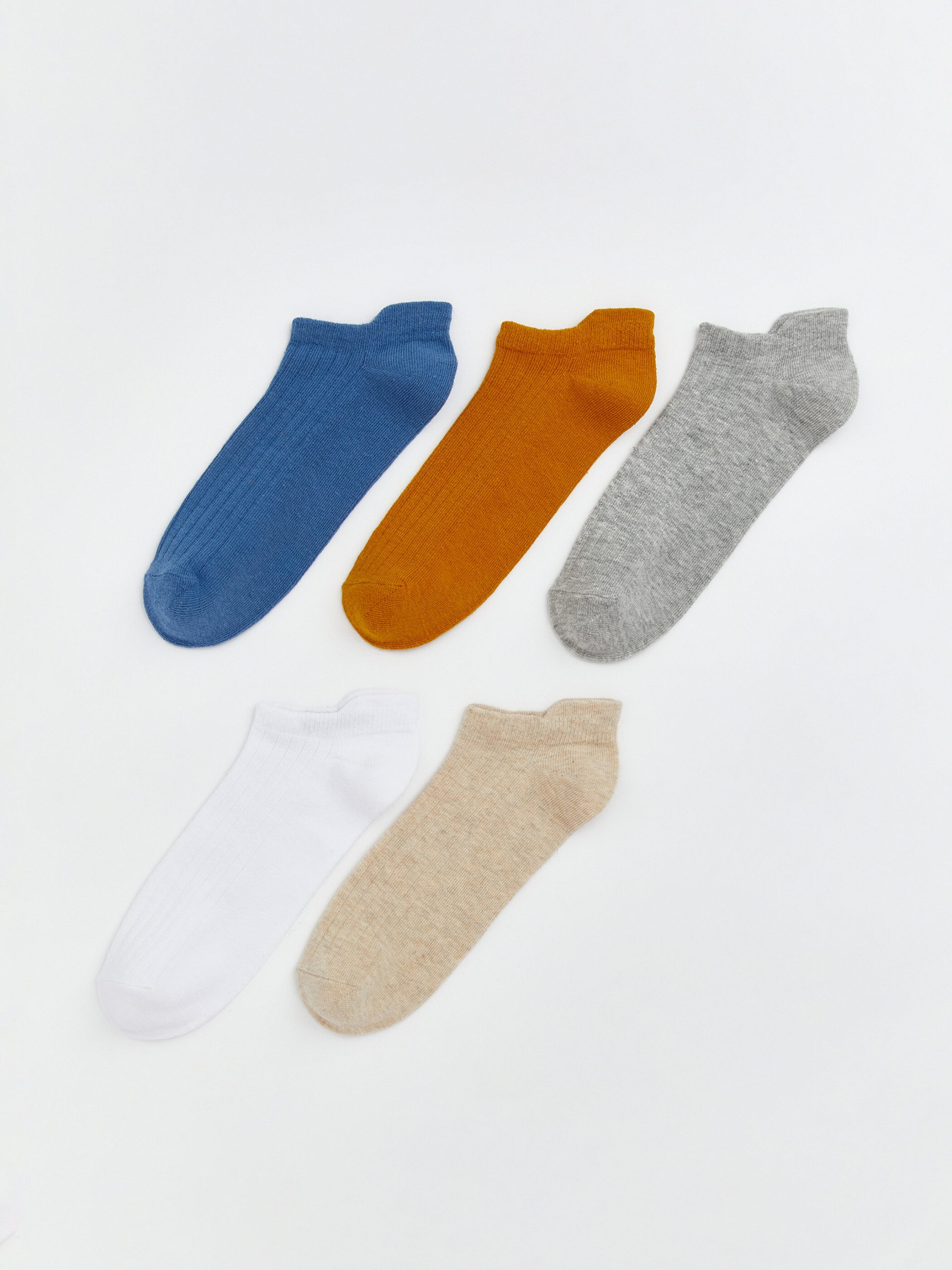 L_20261-S66279Z4-K00_A.jpg Basic Boys' Trainer Socks 5 Pack - Image 1