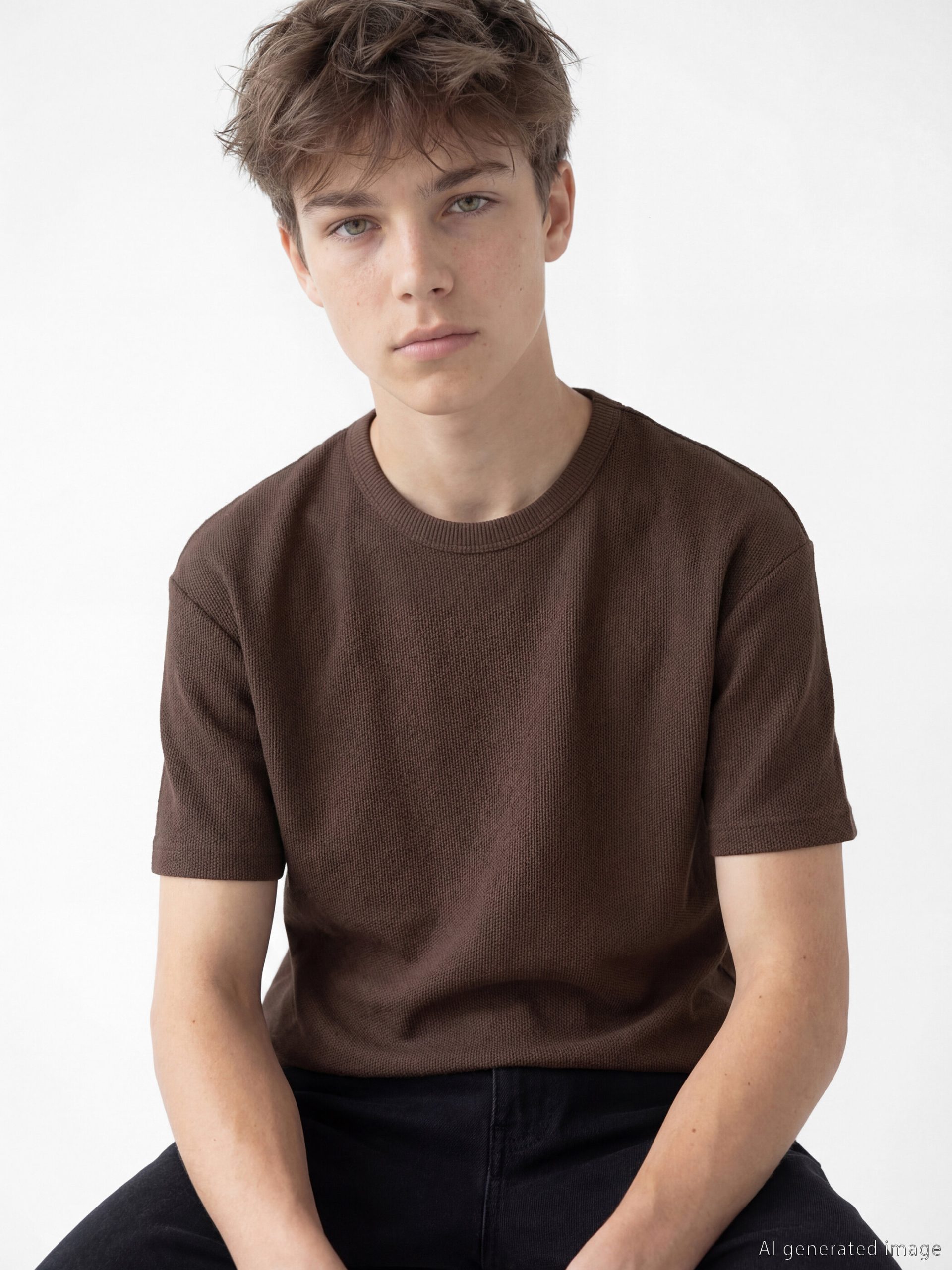 Crew Neck T-Shirt for Boys