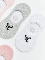 Patterned Girls' Ballet Flat Socks 5 Pack - Image 3